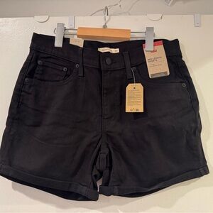 Levi's Charcoal Mid-Length Shorts